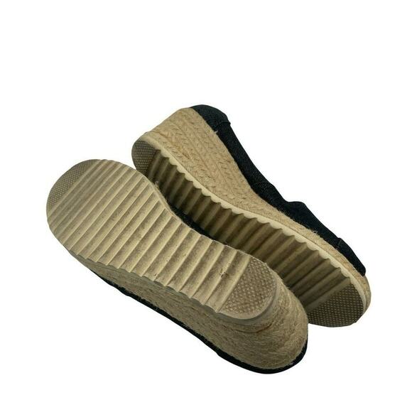 Skechers Memory Foam Shoes Women's Size 9 Wedges Open Toe Slip On Espadrilles - Picture 8 of 9